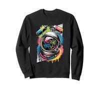 Graffiti Art Astronauta Casco Cosmonauta Scienza Spazio Felpa