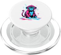 Graffiti Arte Fusa Scimpanzé Scimpanzé PopSockets PopGrip per MagSafe