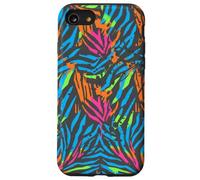 graffiti astratti blu rosa arancione verde illustrazione Custodia per iPhone SE (2020) / 7/8