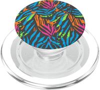 graffiti astratti blu rosa arancione verde illustrazione PopSockets PopGrip per MagSafe