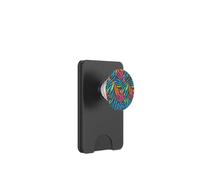 graffiti astratti blu rosa arancione verde illustrazione PopSockets PopWallet per MagSafe