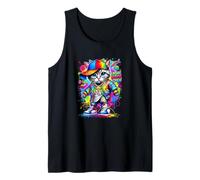 Graffiti Cool Cat Illustration Novelty Graphic Designs Canotta