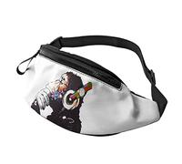 Graffiti Dj Monkey Tinker Colorful Animal borsello da cintura Sport Casual borsello da cintura per donna Uomo alla moda