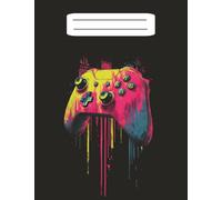 Graffiti Gamer Notebook: Neon Drip Controller Journal for Teens and Boys: 110 Lined Pages | Back-to-School Writing Notebook for Students, Gamers, and Video Game Fans