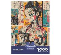 Graffiti giapponesiJigsaw Puzzles for Adults 1000 Pieces Age 12+ for Adults Challenging & Brainteasing Beautiful Decoration for Women Gifts for Man38x26cm/1000pcs