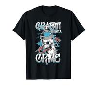 Graffiti Is Not A Crime Rap Graffiti Artist Urban Gift Maglietta