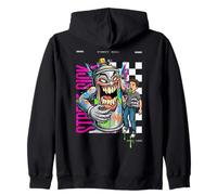 Graffiti Kid Old School Graffiti Art Skater Bambino Skateboard Felpa con Cappuccio