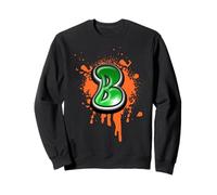 Graffiti Lettera B Drip Street Art Design Felpa