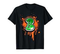 Graffiti Lettera B Drip Street Art Design Maglietta