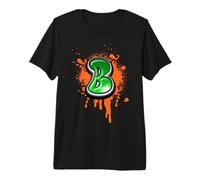 Graffiti Lettera B Drip Street Art Design Maglietta Premium