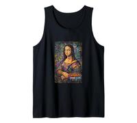Graffiti Mona Lisa Pop Art - Colorful Street Art Masterpiece Canotta