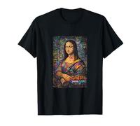 Graffiti Mona Lisa Pop Art - Colorful Street Art Masterpiece Maglietta