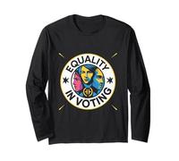 Graffiti politici - Civico - Uguaglianza nel voto Grafico Maglia a Manica
