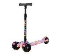 Graffiti Ride - Tri Wheel Splider, Vibrant Pieghevole Roller, City Trick Cruiser | Ruota flash della copertura telescopica 58 x 25 x 55 cm, attività all'aperto di divertimento ricreativo per le