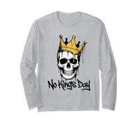 Graffiti Scheletro No Kings Day Maglia a Manica