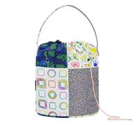 Graffiti Seamless Patterns Crochet Tote Bag Crochet Filato Storage Portatile ago Storage per Uncinetto Uncinetto Accessorio