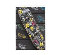 Graffiti Skateboard 3 x 5 Ft bandiera, double face vibranti bandiere da giardino banner benvenuto stagionale Yard Banner con occhielli in ottone decorazione sfondo foto per cortile portico prato