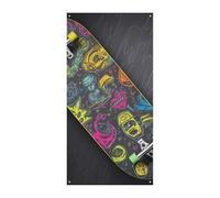 Graffiti Skateboard Copertura Porta Banner Benvenuto Ingresso Cartello Festone Feste Decorazioni Feste Feste Feste Banner per Feste Festive 178 x 89 cm