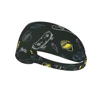 Graffiti Skateboard stampa fronte-retro, fascia elastica unisex, ideale come regalo per amici amanti dello sport, famiglia