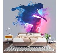 Graffiti Sportivi Sullo Skateboard Arte Per Pareti Sfondo Murale Camera Letto Moderna Carta da Parati Panoramica 3D Divano TV Grigio Fotomurali Poster Decorazione Soggiorno Sala In TNT 250x175 cm