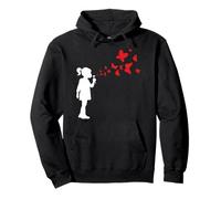 Graffiti Street Art Urban Design Smile Ragazza Felpa con Cappuccio