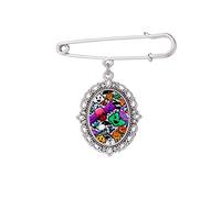 Graffiti Street Culture Spilla Colorata L Spilla Pin Abito Camicia Sciarpa Clips, M