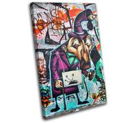 Graffiti Street Urban Grunge Canvas Artwork Picture Print Decorative Photo Wall