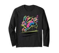 Graffiti Style Art Coniglio Coniglietto Coniglietti Maglia a Manica