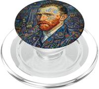 Graffiti Van Gogh Portrait - Colorful Pop Art Street Style PopSockets PopGrip per MagSafe