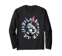 Graffiti Wall Art Coniglio Coniglietto Coniglietti Maglia a Manica