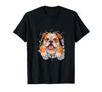 Graffiti Wall Art English Bulldog Maglietta