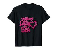 Graffiti 'You're My Lifeline at Sea' Magenta Preservante Maglietta