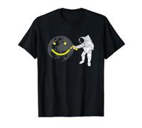 Graffito Astronauta Luna Maglietta con Stampa Grafica Economica