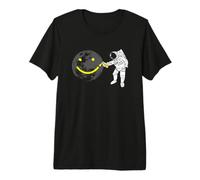 Graffito Astronauta Luna Maglietta Premium