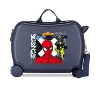 Graffity Of Spiderman Trolley Da Viaggio Cavalcabile Abs 50 cm 4 Ruote Blu Marino