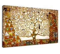 Grafic Quadro Klimt L'Albero della Vita - Gustav Klimt The Tree of Life Quadro stampa su tela canvas con o senza telaio (CM 110X64, QUADRO CON TELAIO IN LEGNO)