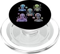Grafica 3D Alieni Mi Piacciono Gli Alieni Più Di Persone Sono Alieno PopSockets PopGrip per MagSafe