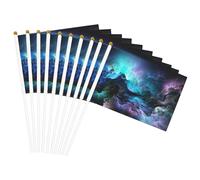 Grafica 3D Universo Spazio Stampa Leggero Palmare Bandiera Bifacciale Bandiere Partito Parata Home Decor Celebrazioni