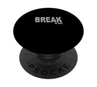 Grafica a colori monocromatica grigia rompere la muffa PopSockets PopGrip Adesivo