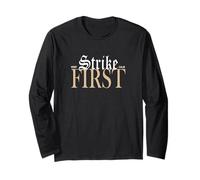 Grafica a Colori Tan Calm Strike Maglia a Manica