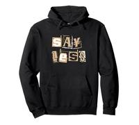 Grafica a Colori Tan Say Less Tan Felpa con Cappuccio