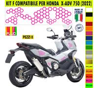 Grafica adesivi decal compatibili con HONDA X-ADV 750 ADV -KIT F- vari colori