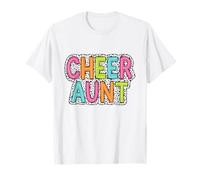 Grafica Allegra Colorata Cheer Aunt Maglietta