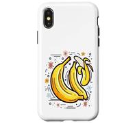 Grafica amante della banana da donna per chi ama le banane Custodia per iPhone X/XS