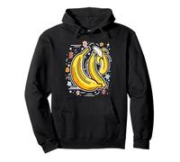Grafica Amante della Banana da Donna per Chi AMA Le Banane Felpa con Cappuccio