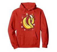 Grafica Amante della Banana da Donna per Chi AMA Le Banane Felpa con Cappuccio