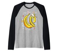 Grafica Amante della Banana da Donna per Chi AMA Le Banane Maglia con Maniche Raglan