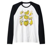 Grafica Amante della Banana da Donna per Chi AMA Le Banane Maglia con Maniche Raglan