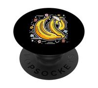 Grafica amante della banana da donna per chi ama le banane PopSockets PopGrip Adesivo