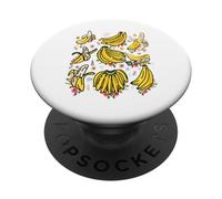 Grafica amante della banana da donna per chi ama le banane PopSockets PopGrip Adesivo